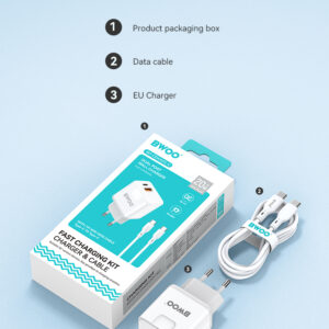 BWOO 20W CHARGER COMBO (BO-CDA157C-C)